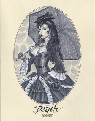Illustration for article titled Corset-wearing superwomen from the Age of Steam